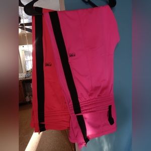 3 pairs Victoria Secret Jogging Pants neon Pink, orange and blue